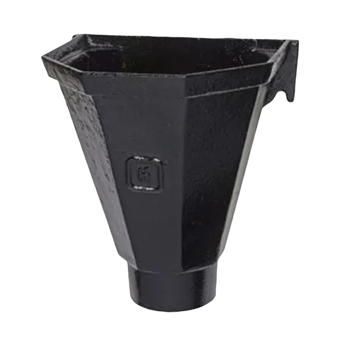 Hargreaves Cast Iron Flat Back Hopper Head